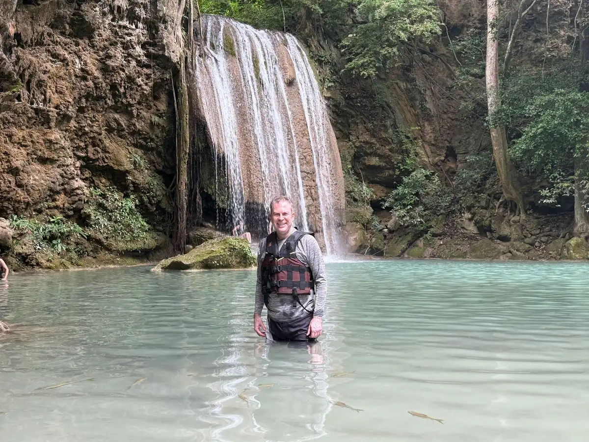 Stunning Private Kanchanaburi Erawan Waterfall Tour from Bangkok